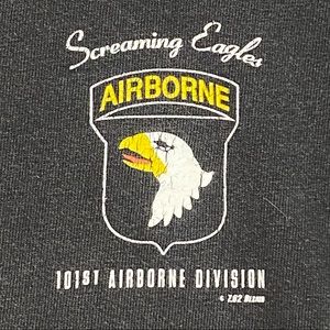 Vintage | Shirts | Vintage Us Army 1st Airborne Screaming Eagles Faded ...